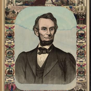 Abraham Lincoln signs the Emancipation Proclamation