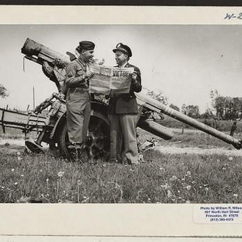 Germany surrenders, ending World War II in Europe