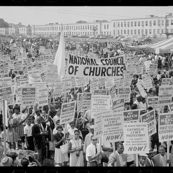 Martin Luther King Jr. and other activists bring hundreds of thousands to the national capitol for the March on Washington